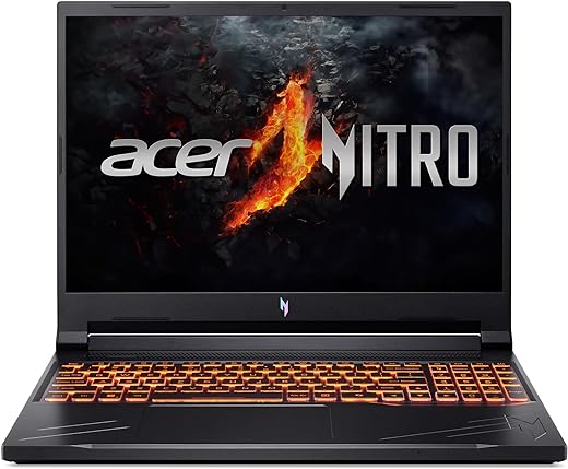 Acer Nitro V Gaming Laptop | AMD Ryzen 7 8845HS Octa-Core AI Capable Processor | NVIDIA GeForce RTX 4060 Laptop GPU | 16" WUXGA IPS 165Hz Display |...