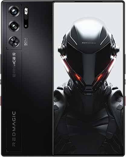 REDMAGIC 9 Pro Smartphone 5G, 120Hz Gaming Phone, 6.8" Full Screen, Under Display Camera, 6500mAh Android Phone, Snapdragon 8 Gen 3, 12+256GB, 80W...